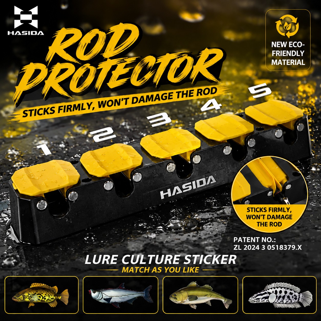 HASIDA Wandmontierter Angelrut – Fishing Rod Rack Bewertung und Preis