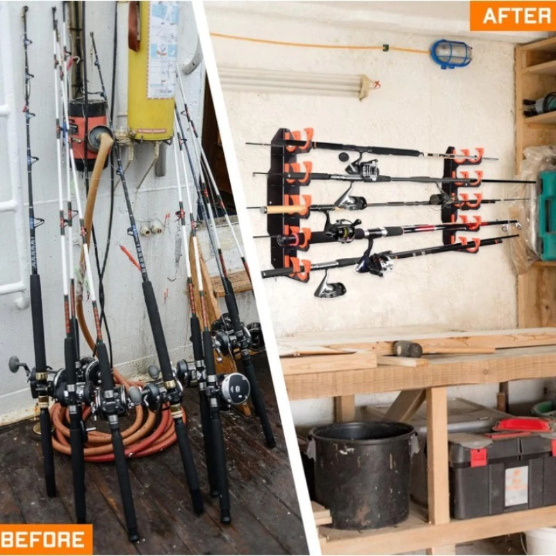 Angelrutenhalter für die Garag – Fishing Rod Rack Bewertung und Preis